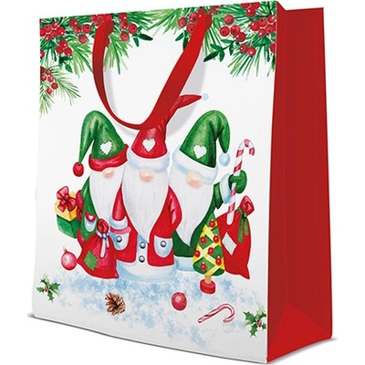 PAW Dárková taška PAW Christmas Glomes, large - 26,5x33,5x13 cm
