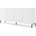 BIM Furniture Комод SURF 4D 200 cm, бял мат, черни крака (SURFCAB200WBLEGS)