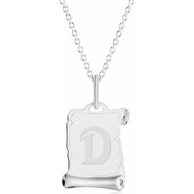Gemmax Řetízek s písmenem D z bílého zlata GUSWN-56211-25841