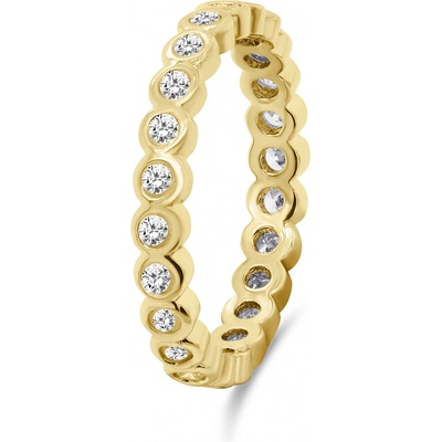 Brilio Silver pozlacený se zirkony RI050Y