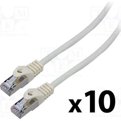 Lanberg PCF6-20CC-0050-W Patch F/UTP Kat. 6 RJ45 vidlice z obou stran lanko CCA
