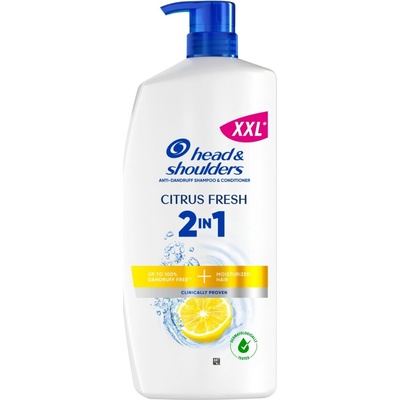 Head & Shoulders Citrus Fresh 2in1 šampón a kondicionér proti lupinám 800 ml