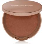 Nude by Nature Flawless Pressed Powder Foundation компактна пудра цвят C8 Chocolate 10 гр
