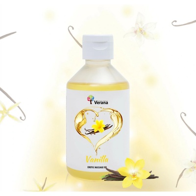 Verana Erotický masážny olej Vanilka 250 ml