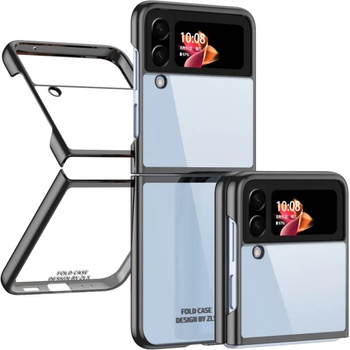 GKK Калъф с Цветна Рамка за SAMSUNG Z Flip 4, GKK Frame Case, Черен (5906601026413)