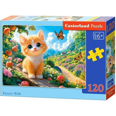 CASTORLAND Mačiatko na prechádzke 120 dielov