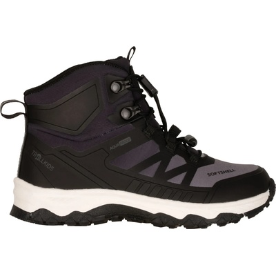 Trollkids Детски туристически обувки Trollkids Kid's Sirdal Hiker Mid Walking boots - Black - размер 33 (EU) (702-5142-0116)