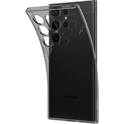 Spigen Гръб Spigen Liquid Crystal за Samsung Galaxy S23 Ultra - Прозрачен опушен