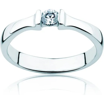 Image 1 of SAVICKI Годежен пръстен Minimalism: бяло злато, диамант