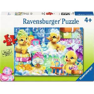 Ravensburger Пъзел Ravensburger от 35 части - Къпещи се патета (12004299) - ozone