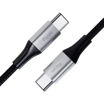 Allity AUC-01 USB-C/USB-C, 2m, černý