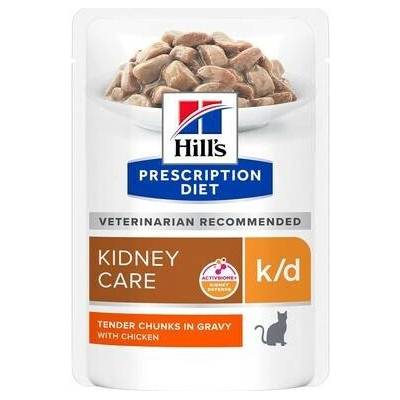HILL'S Prescription Diet Feline k/d Kidney Care s kuřetem 12x85 g