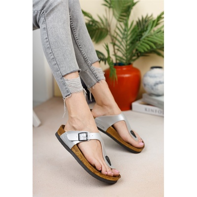 Riccon Унисекс чехли 0012035 - Сребристи #325863 (325863_Сребрист)