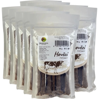 Bohemia Pet Food 10x BOHEMIA Hovězí tyčinky 85 g