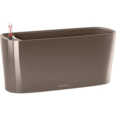 Lechuza Samozavlažovací truhlík DELTA 20 taupe lesklá, 40 x 15 x 18 cm – Hledejceny.cz