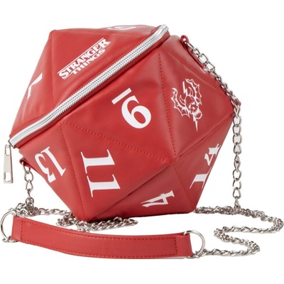 Cerdá kabelka červená s nápisy Stranger Things – Zboží Dáma