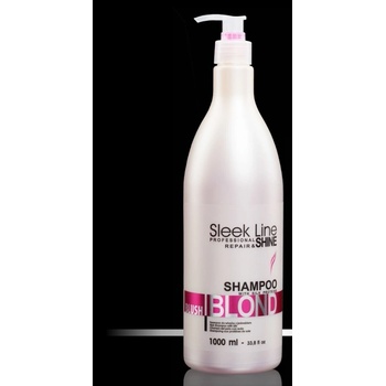 Sleek Line Blush Blond Stapiz regenerace a hydratace Šampon 1000 ml