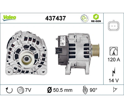 generátor VALEO 437437