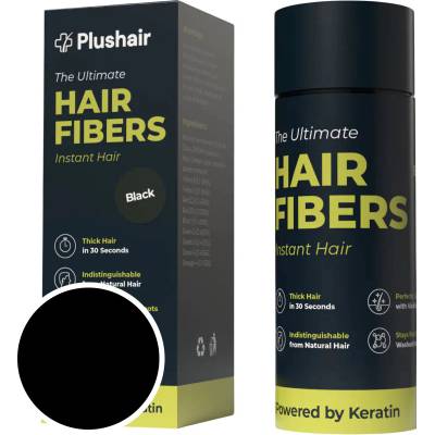 Plushair HAIR FIBERS vlasové vlákna čierne