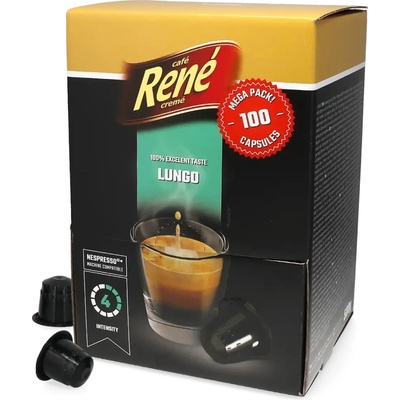 Café René Lungo pro Nespresso 100 ks