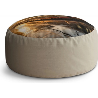 Sablio Taburet Circle Vlak na nádraží při východu slunce: 40x50 cm