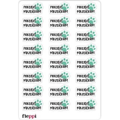 Fleppi Samolepky - Péče o domácí zvířátka Druh: Péče o mazlíčky 115-7