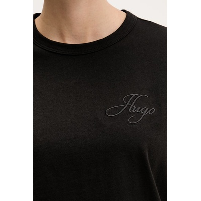 HUGO базова тениска дамска памучна Damacia_7 (50561233)