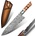 HARAHU Дамаски кухненски нож harahu ry-26707 - Кафяв kp26707
