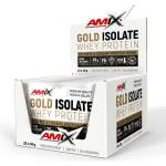 Amix Nutrition Кутия със златен суроватъчен протеин изолат / 20 x 30 г - Натурален шоколад / 600 г