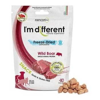 I´M DIFFERENT SNACK diviak mrazom sušená maškrta 40 g