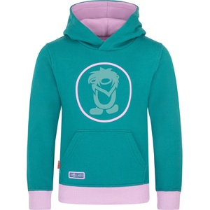 TROLLKIDS Детски суичър Trollkids Kid's Troll Sweater Hoodie - Ocean Green / Light Violet / Dusty Teal - размер 128 (EU) (704-2046-2116)