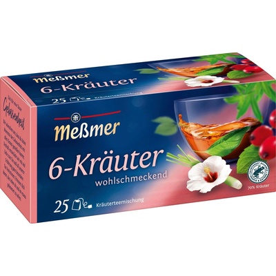 Meßmer Bylinný čaj se 6 bylinkami 25 čajových sáčků