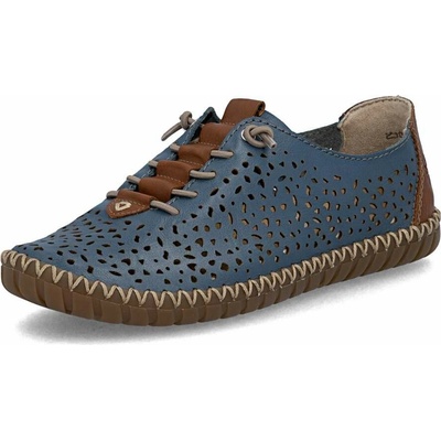 Reiker Dámské polobotky M2856 12 modrá S6