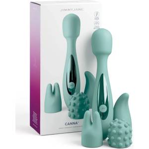  Вибриращ масажор, 3 сменяеми приставки - Canna Massager (PIPEJJ10504)