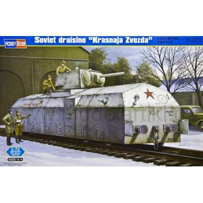 Hobby Boss Zvezda Soviet draisine Krasnaja 1:72