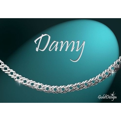 Gold Design Damy řetízek stříbřený (GD483)