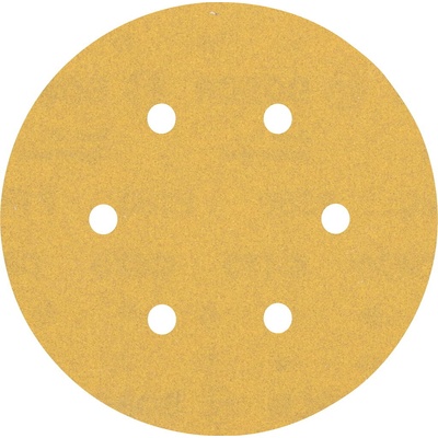 Bosch Brúsny papier EXPERT C470 so 6 otvormi pre excentrické brúsky, 150 mm, zrnitosť 180, 5 ks 2608900818