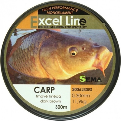 Sema Carp Dark Brown 300 m 0,25 mm 8,4 kg