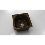FAT Кръгла мивка Classic 217, Granicite, 349 Sandstone, с включен сифон Мивка за вграждане