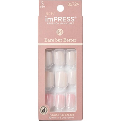 Kiss imPRESS BBB Nails Effortless Finish 30 ks