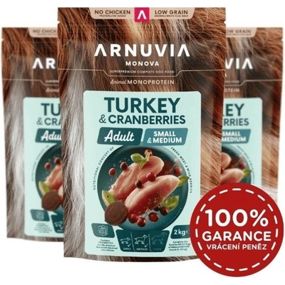 Arnuvia Monova adult Small & Medium Turkey & Cranberries 6 kg
