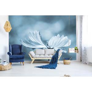 DIMEX ART Самозалепваща се флизелинова фототапета детайли от метличина 375 x 250 см