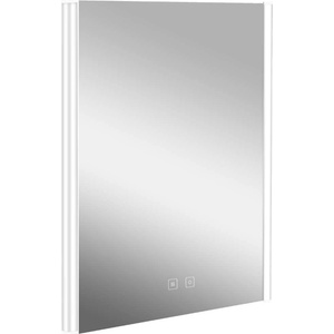 kielle Arkas I - Шкаф за баня с огледало, LED осветление, нагревател и USB порт, 55x70x13 cm, бял 50111610 (50111610)