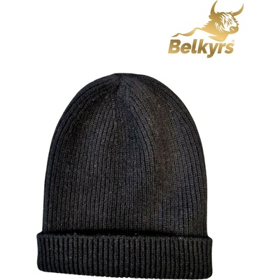 Čiapka UNISEX čierna béžová alebo sivá 100% kašmír Čierna