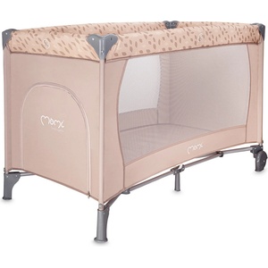 MoMi Сгъваема бебешка кошара MoMi - Belove, Beige (LOZE00027) - baby