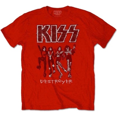 Kiss Destroyer Sketch Red M Риза (KISSTS20MR02)