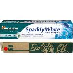 Himalaya х Еко Си Комплект - Паста за зъби Sparkly White, 75 ml + Четка за зъби, асортимент