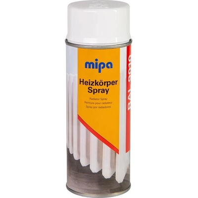 Mipa lak na radiátory v spreji 400 ml, RAL 9010 (lesklá biela)