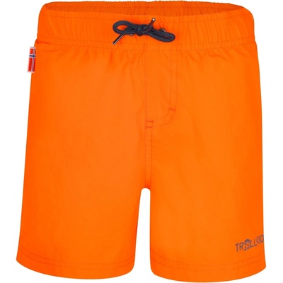 Trollkids Детски бански слипове Trollkids Kid's Balestrand Shorts Swim brief - Bright Orange / Mystic Blue - размер 98 (EU) (750-1371-0412)