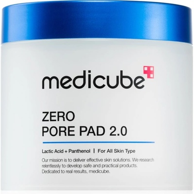 medicube Zero Pore Pad 2.0 ексфолиращи възглавнички за изглаждане на кожата и минимизиране на порите 70x1 бр